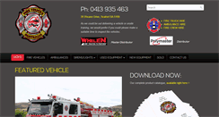 Desktop Screenshot of firetrucksaustralia.com.au